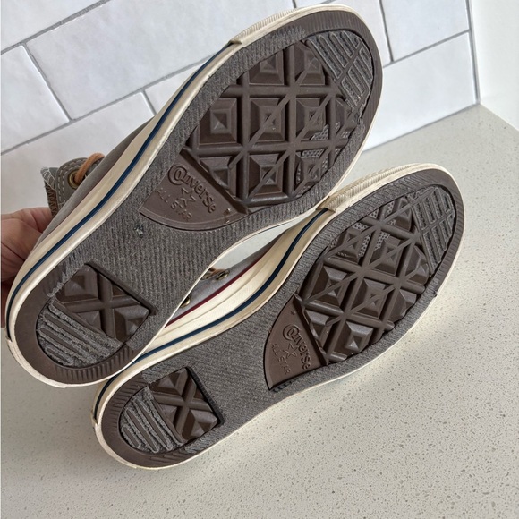 Converse Chuck Taylor Lux Peached Canvas SOFT All Star Sneaker womens Sz 6 grey - Picture 6 of 7